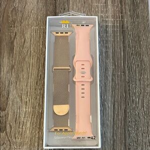 Pink and Gold Smartwatch Case for Apple Watch